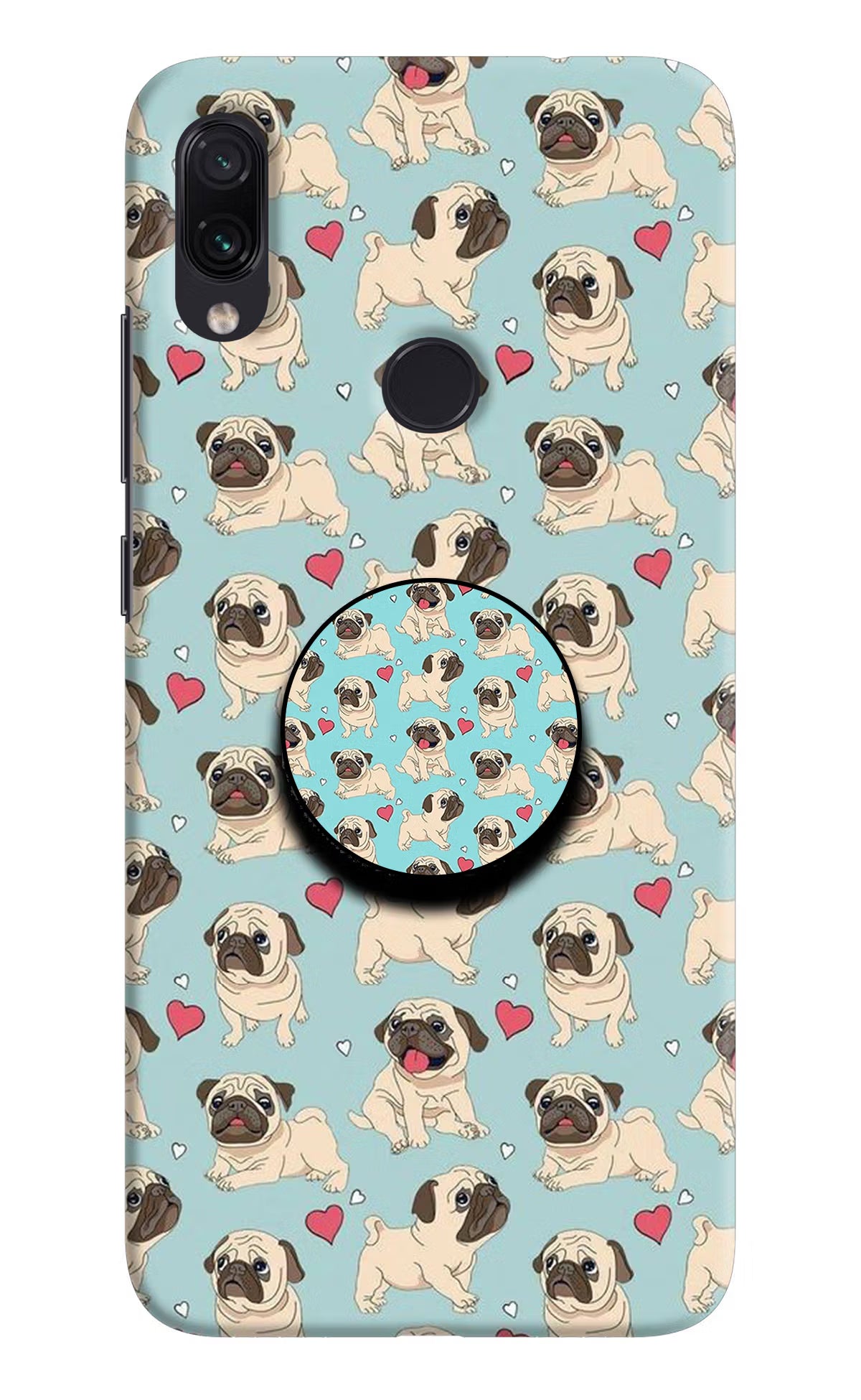 Pug Dog Redmi Note 7S Pop Case by Casekaro