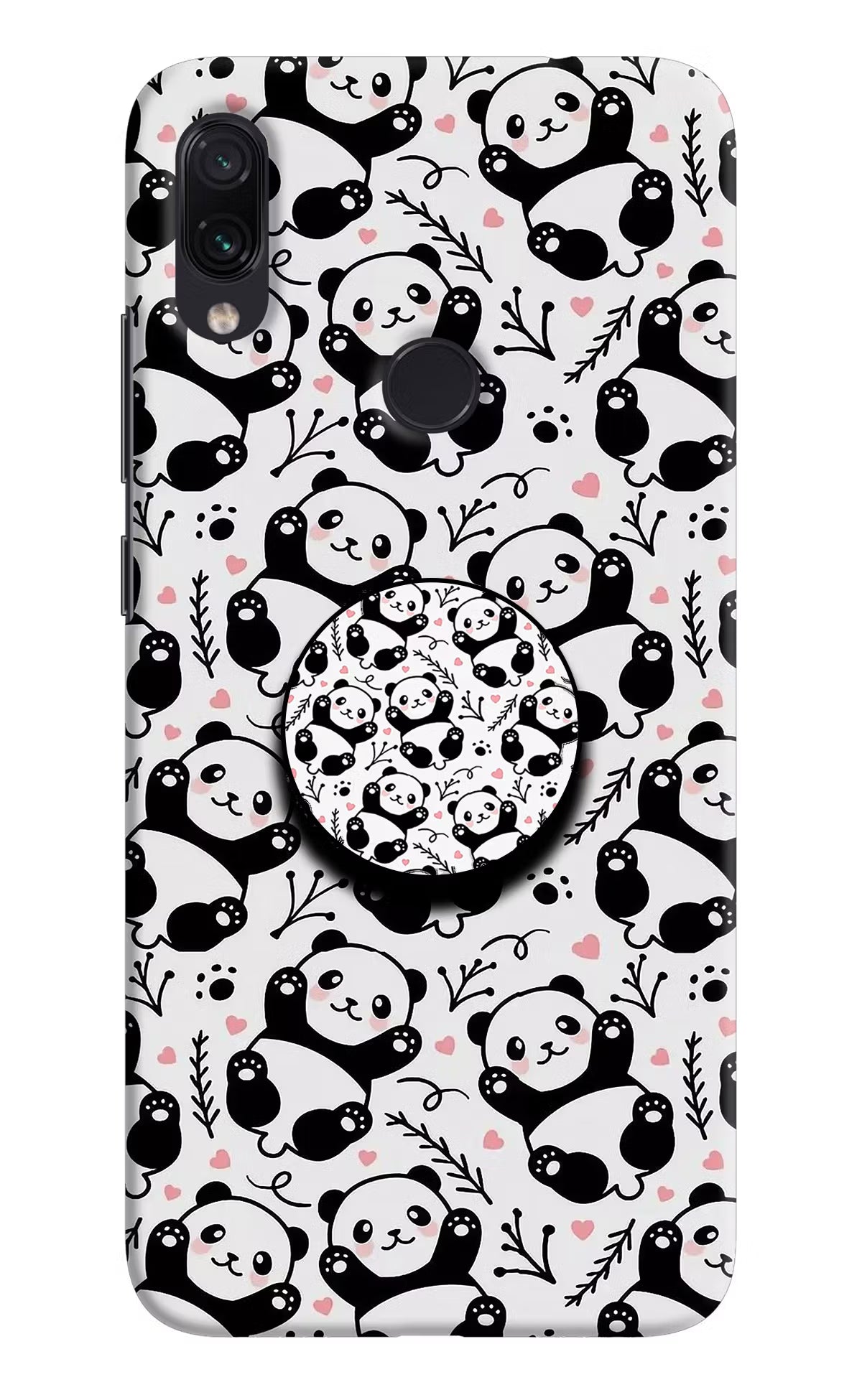 Cute Panda Redmi Note 7S Pop Case by Casekaro