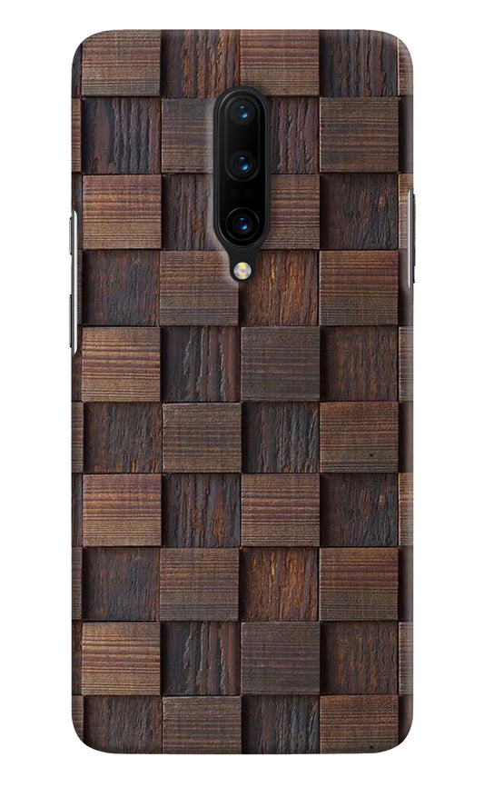 Wooden Cube Design Oneplus 7 Pro Hard Case Back Cover by Casekaro