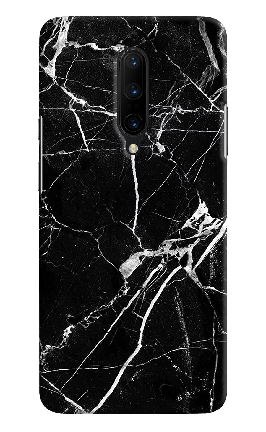 Black Marble Pattern Oneplus 7 Pro Back Cover, Hard case