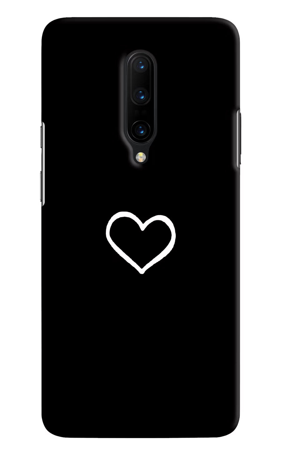 Heart Oneplus 7 Pro Back Cover, Hard case