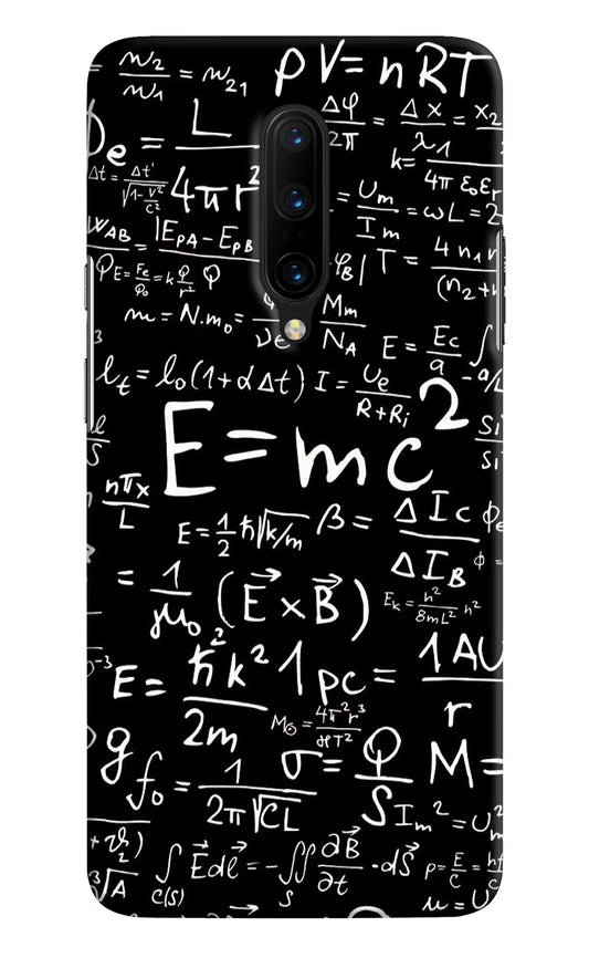 Physics Formula Oneplus 7 Pro Hard Case Back Cover by Casekaro