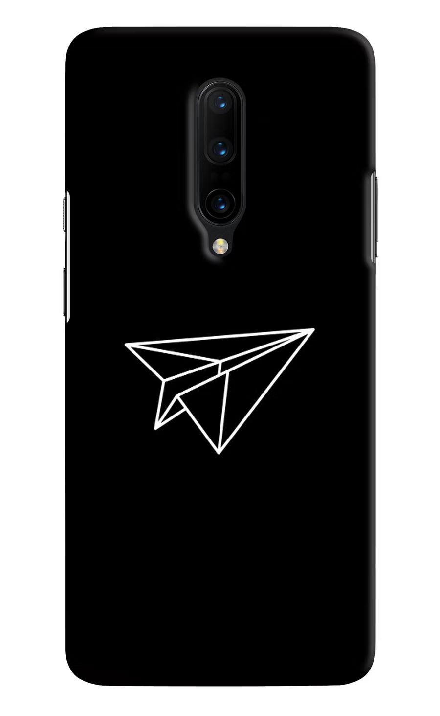 Paper Plane White Oneplus 7 Pro Back Cover, Hard case