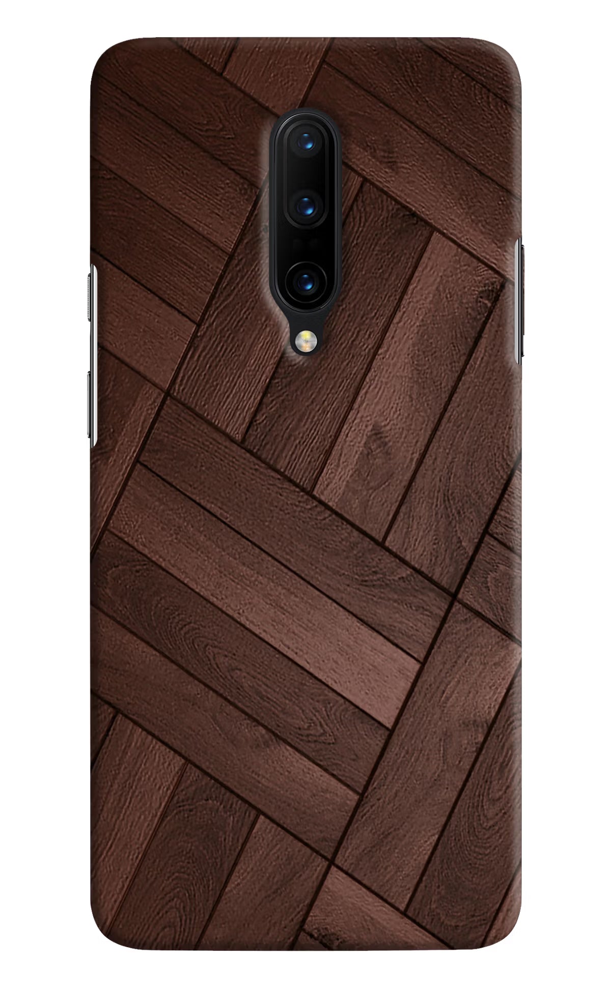 Wooden Texture Design Oneplus 7 Pro Hard Case Back Cover by Casekaro
