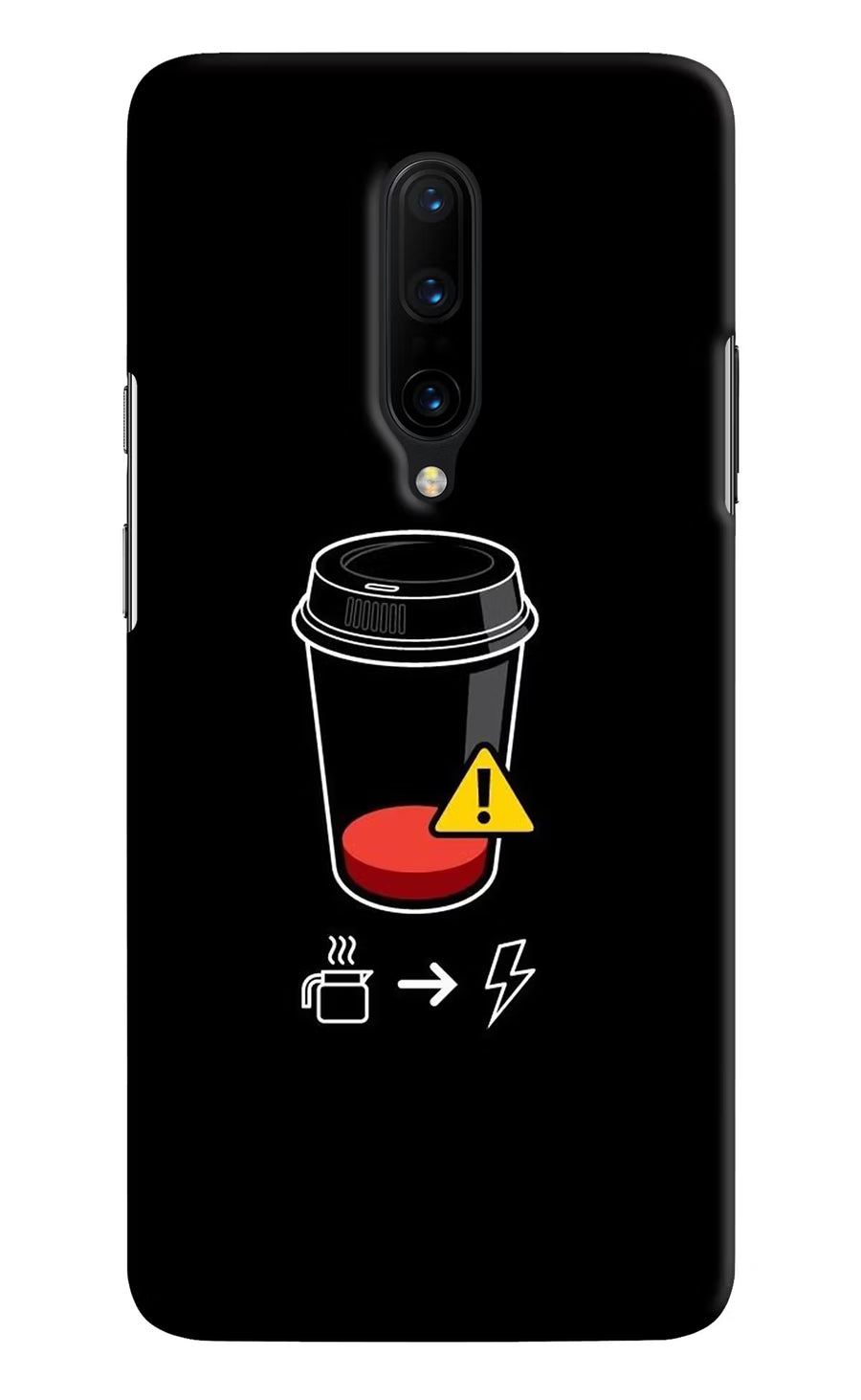 Coffee Oneplus 7 Pro Back Cover, Hard case