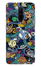 Space Abstract Oneplus 7 Pro Hard Case Back Cover by Casekaro