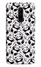 Cute Panda Oneplus 7 Pro Hard Case Back Cover by Casekaro