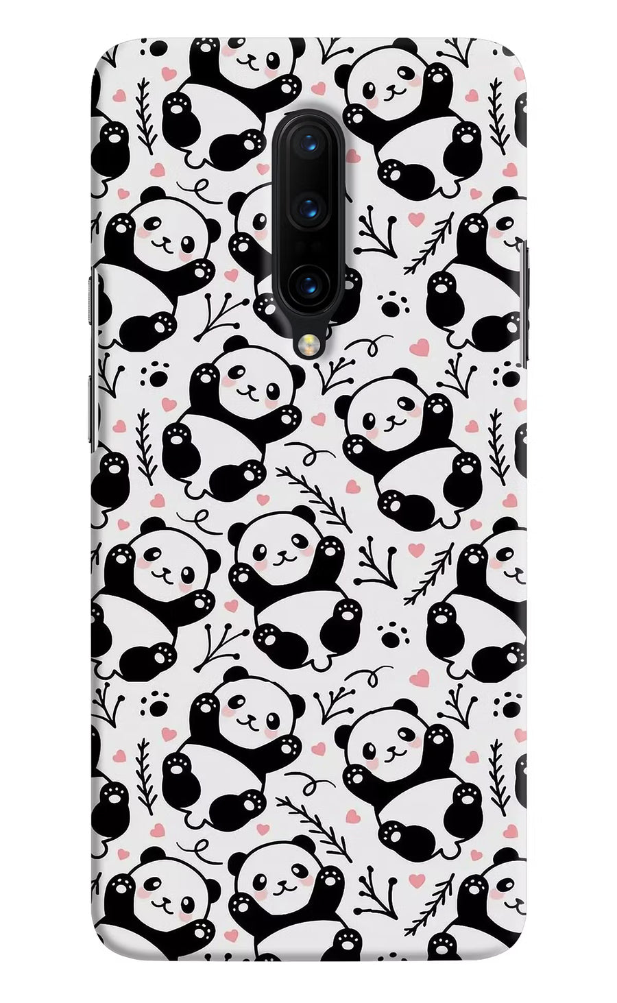 Cute Panda Oneplus 7 Pro Back Cover, Hard case