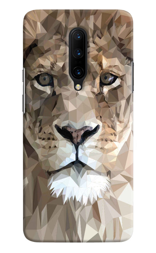 Lion Art Oneplus 7 Pro Hard Case Back Cover by Casekaro