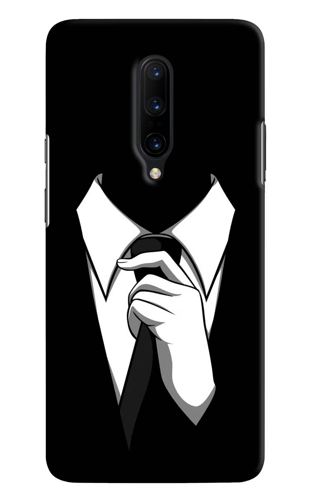 Black Tie Oneplus 7 Pro Hard Case Back Cover by Casekaro