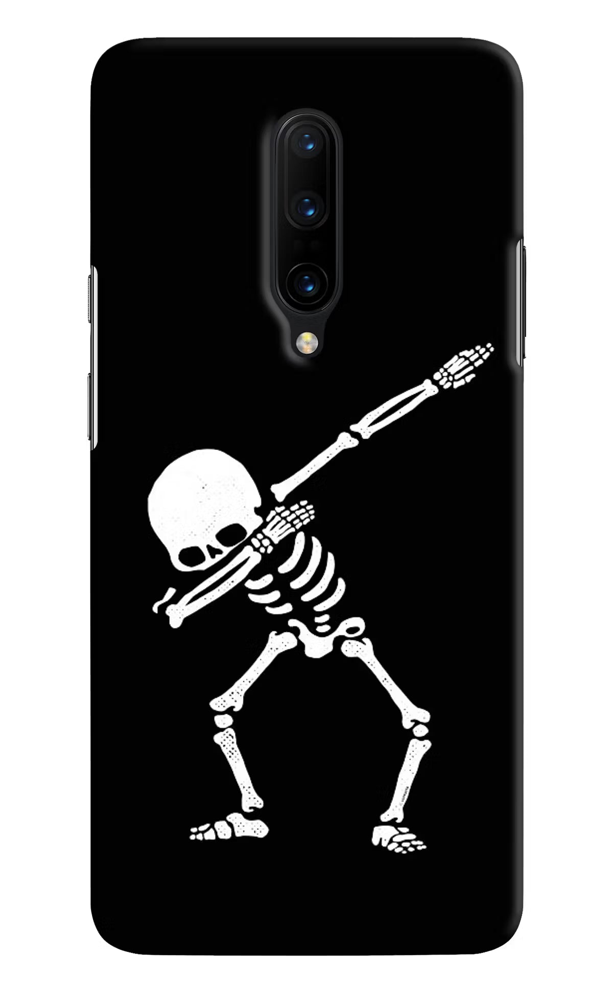 Dabbing Skeleton Art Oneplus 7 Pro Hard Case Back Cover by Casekaro