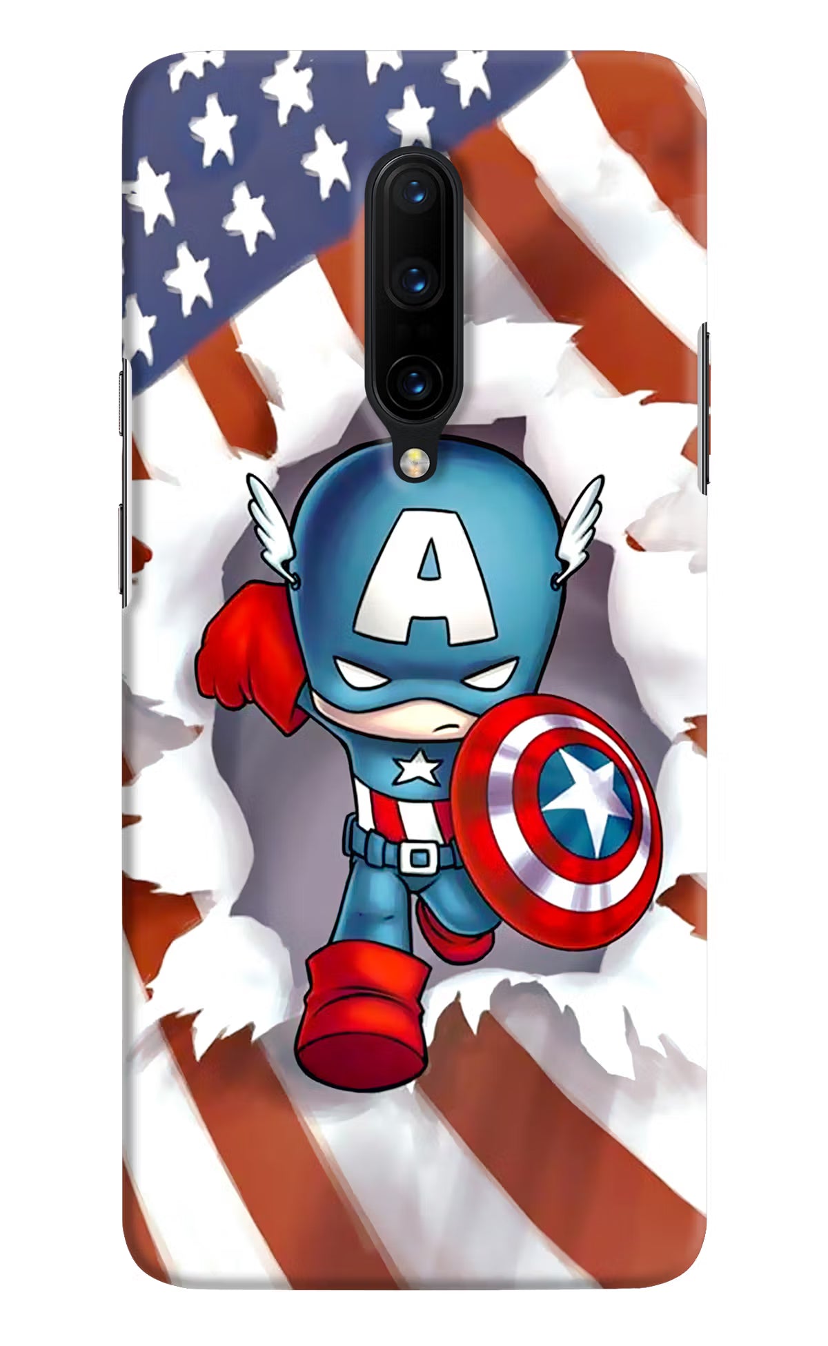 Captain America Oneplus 7 Pro Hard Case Back Cover by Casekaro