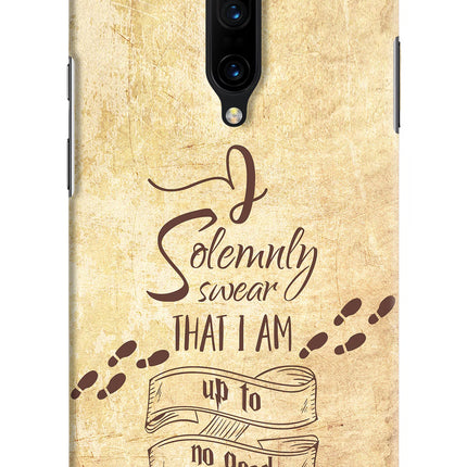 I Solemnly swear that i up to no good Oneplus 7 Pro Hard Case Back Cover by Casekaro