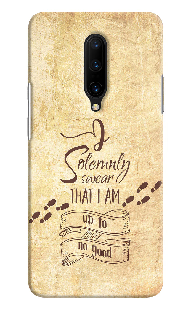 I Solemnly swear that i up to no good Oneplus 7 Pro Hard Case Back Cover by Casekaro