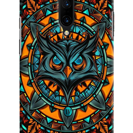 Angry Owl Art Oneplus 7 Pro Hard Case Back Cover by Casekaro