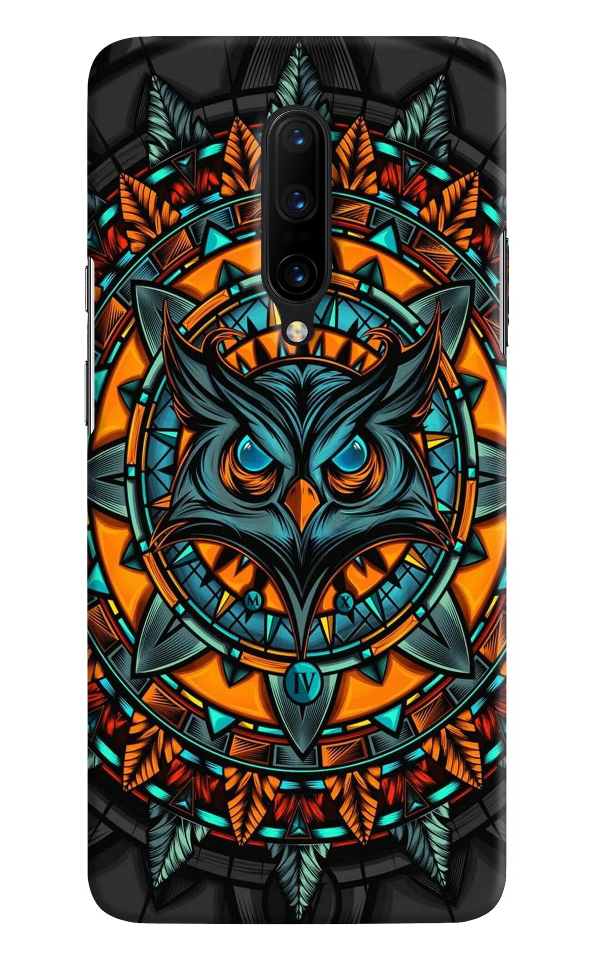 Angry Owl Art Oneplus 7 Pro Hard Case Back Cover by Casekaro