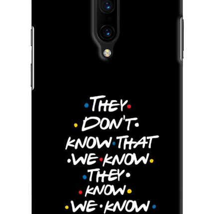 FRIENDS Dialogue Oneplus 7 Pro Hard Case Back Cover by Casekaro