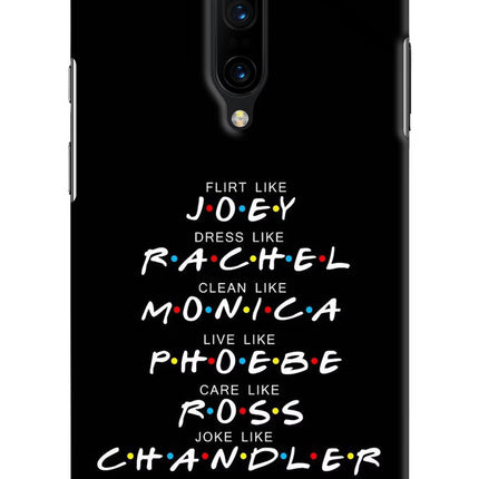 FRIENDS Character Oneplus 7 Pro Hard Case Back Cover by Casekaro