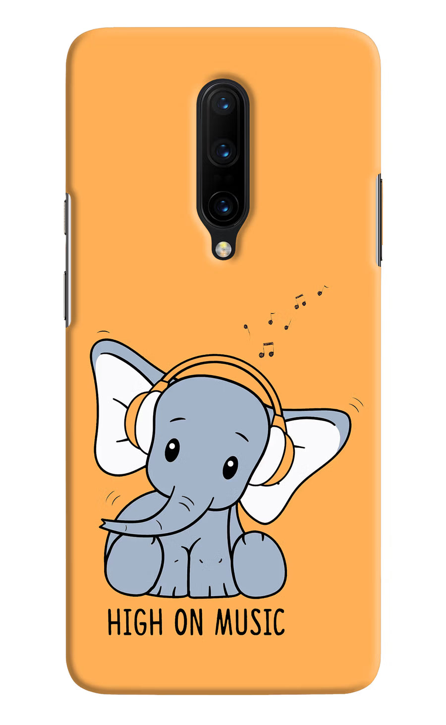 High On Music Oneplus 7 Pro Back Cover, Hard case