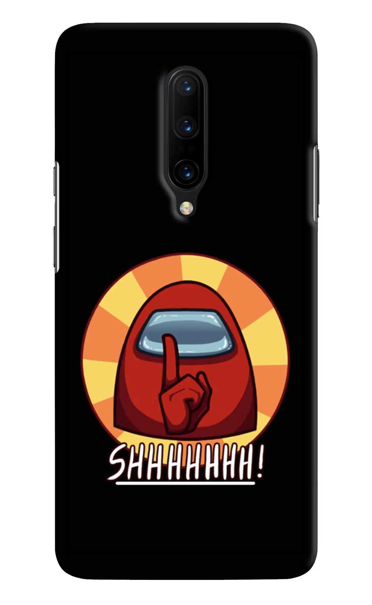 Among Us Shhh! Oneplus 7 Pro Hard Case Back Cover by Casekaro