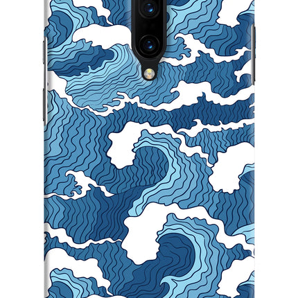 Blue Waves Oneplus 7 Pro Hard Case Back Cover by Casekaro