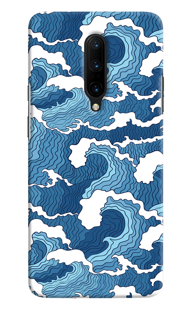 Blue Waves Oneplus 7 Pro Hard Case Back Cover by Casekaro