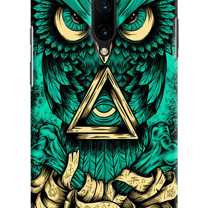 Green Owl Oneplus 7 Pro Hard Case Back Cover by Casekaro