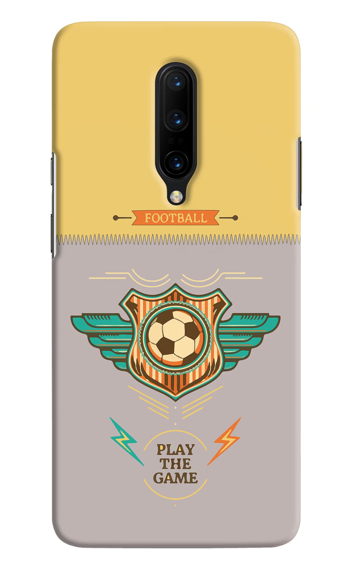 Football Oneplus 7 Pro Hard Case Back Cover by Casekaro