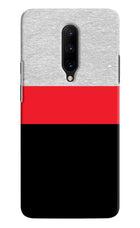 Tri Color Pattern Oneplus 7 Pro Hard Case Back Cover by Casekaro
