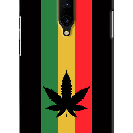 Weed Flag Oneplus 7 Pro Hard Case Back Cover by Casekaro