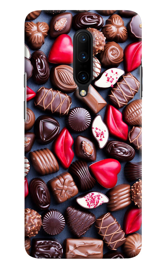 Chocolates Oneplus 7 Pro Hard Case Back Cover by Casekaro