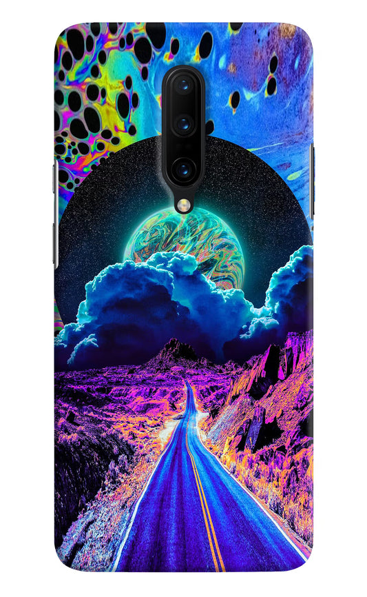 Psychedelic Painting Oneplus 7 Pro Hard Case Back Cover by Casekaro