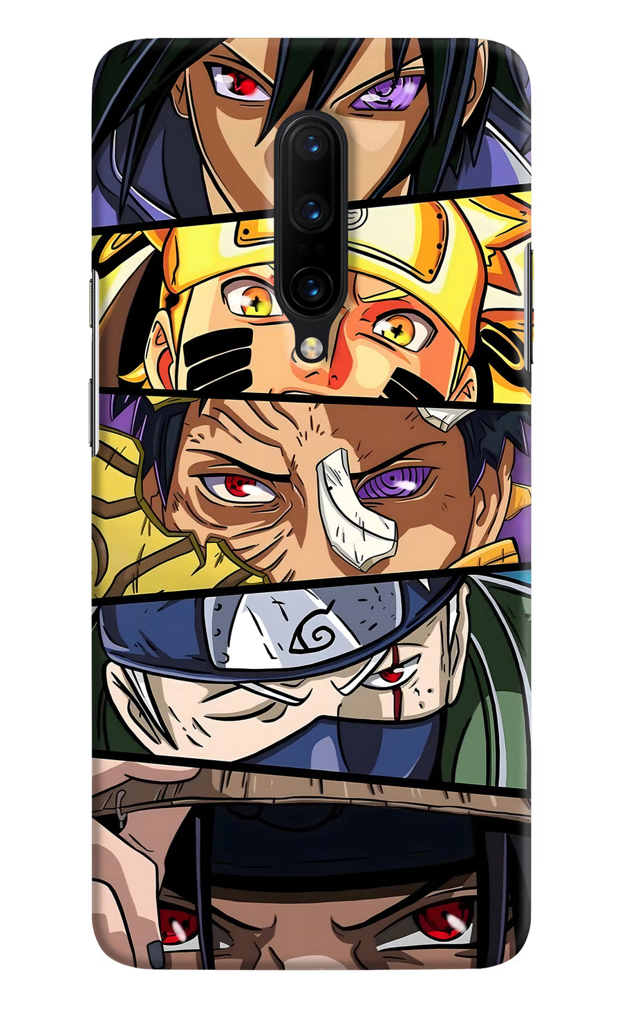 Naruto Character Oneplus 7 Pro Back Cover, Hard case