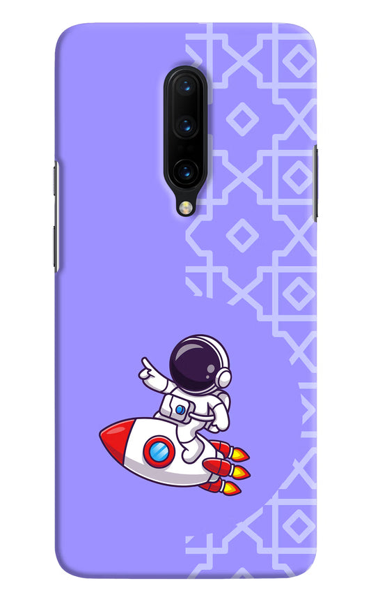 Cute Astronaut Oneplus 7 Pro Hard Case Back Cover by Casekaro