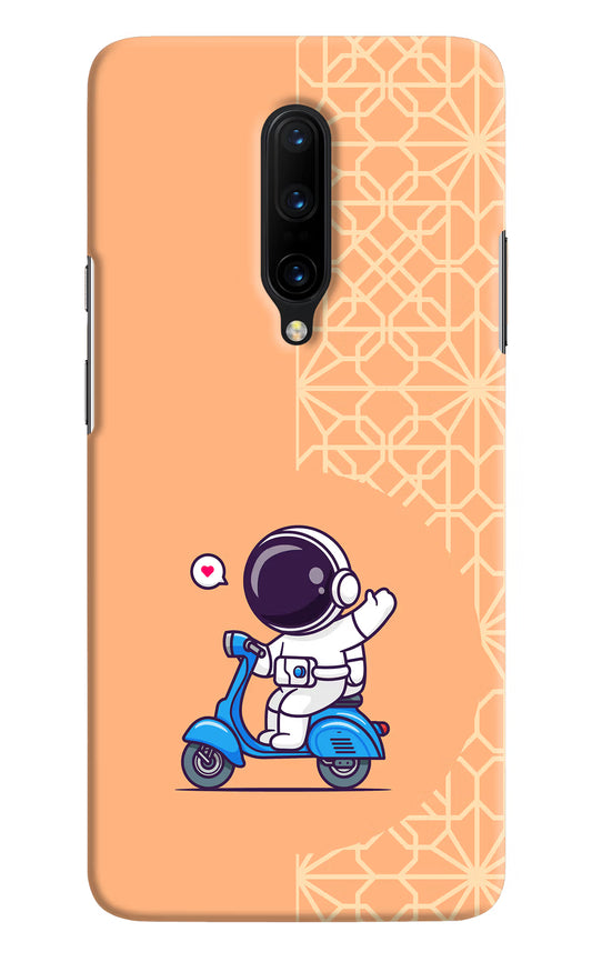 Cute Astronaut Riding Oneplus 7 Pro Hard Case Back Cover by Casekaro