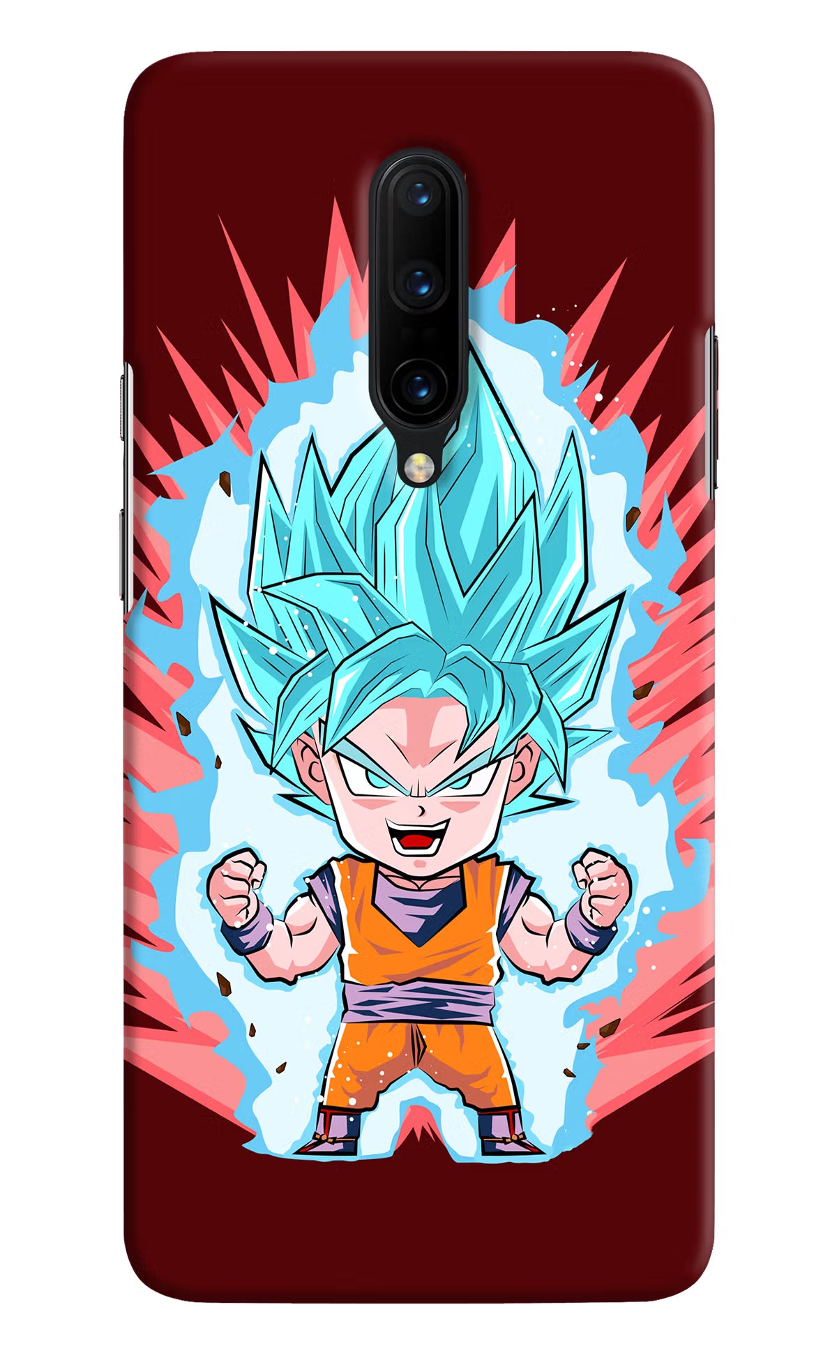 Goku Little Oneplus 7 Pro Hard Case Back Cover by Casekaro
