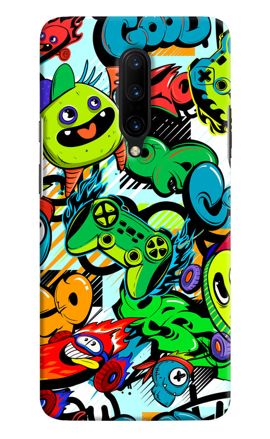 Game Doodle Oneplus 7 Pro Hard Case Back Cover by Casekaro