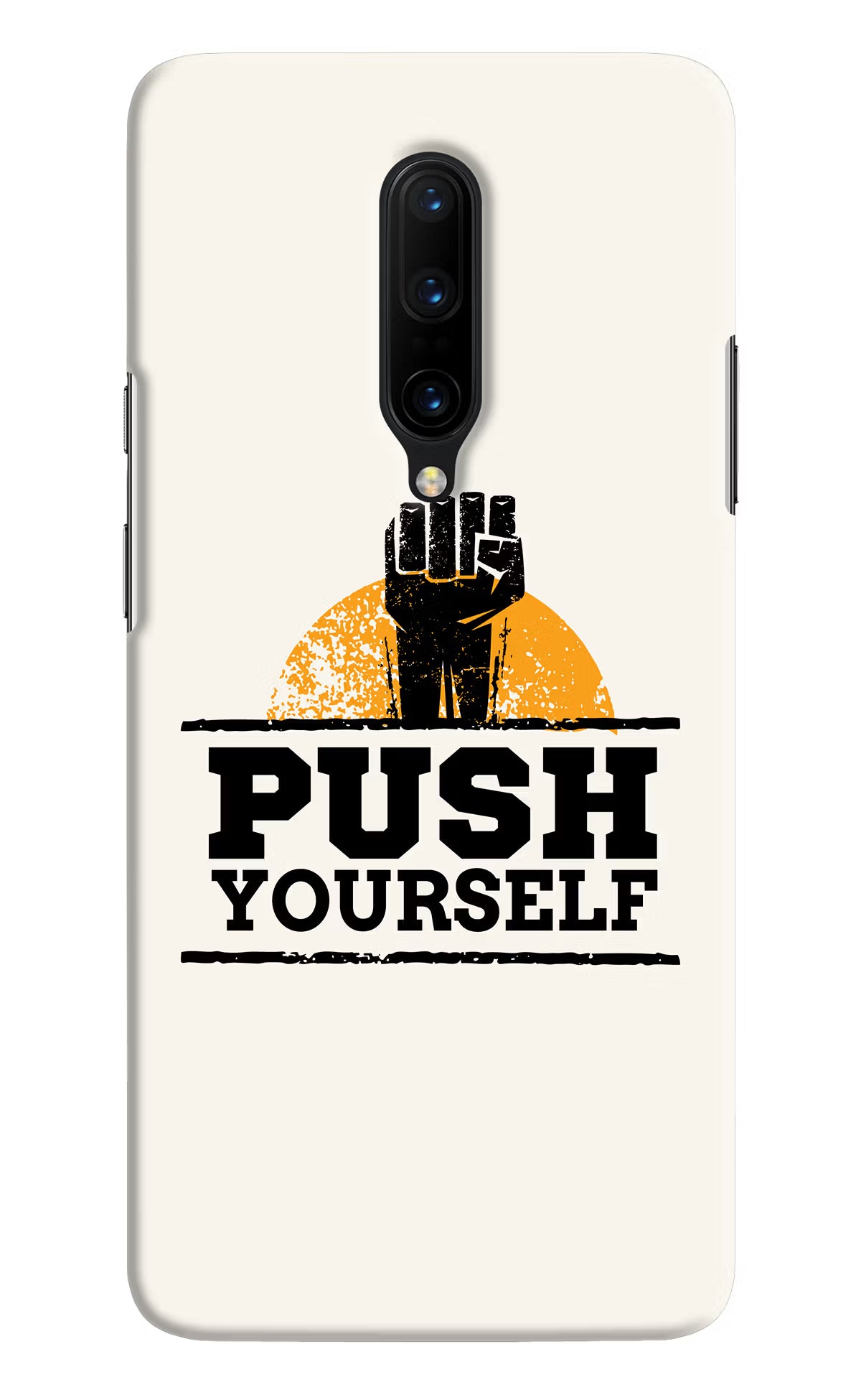 Push Yourself Oneplus 7 Pro Hard Case Back Cover by Casekaro