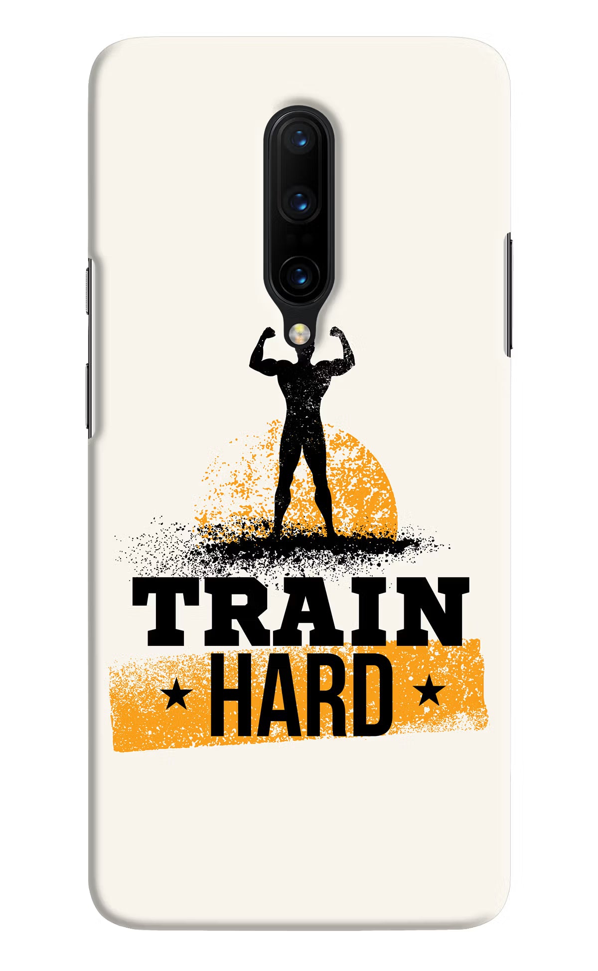 Train Hard Oneplus 7 Pro Hard Case Back Cover by Casekaro