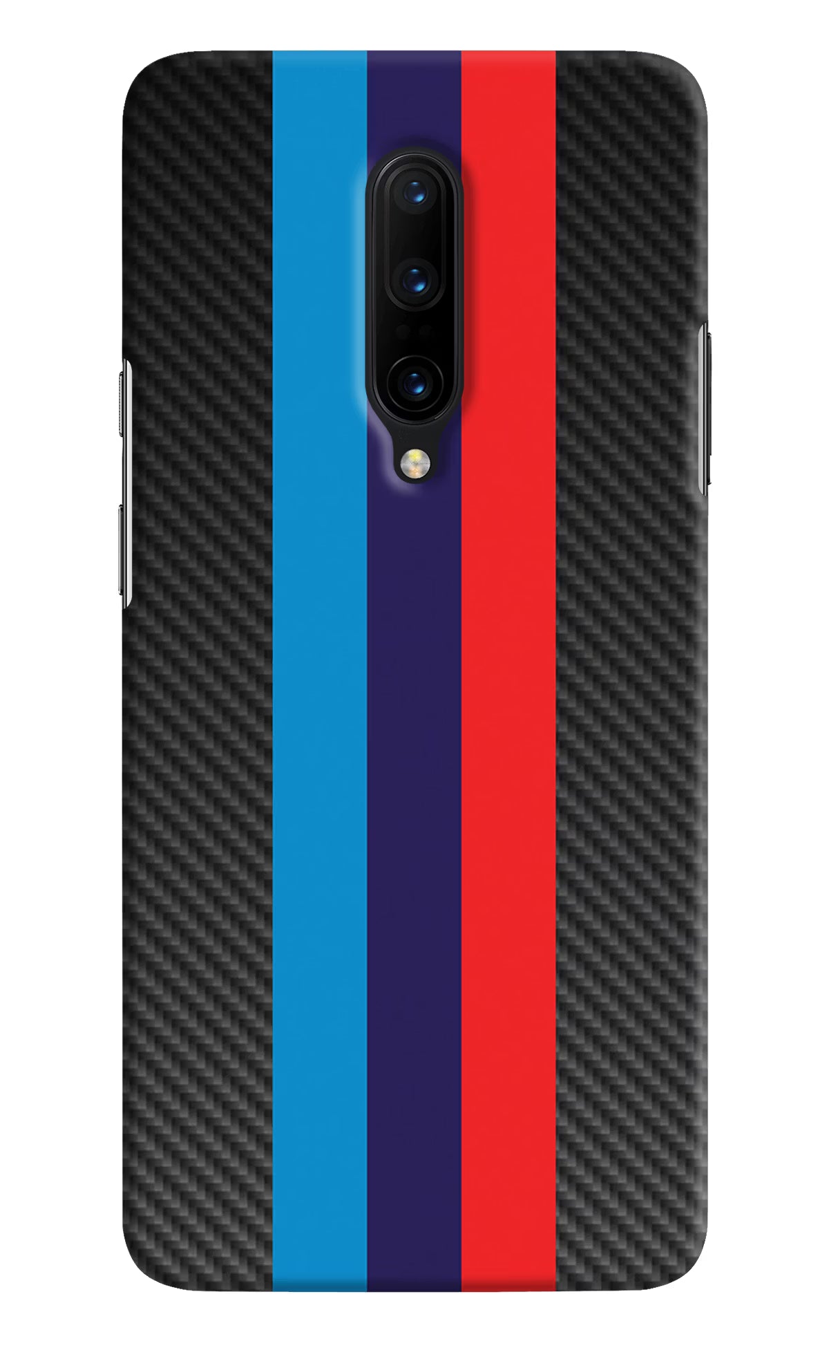 BMW Stripes Pattern Oneplus 7 Pro Hard Case Back Cover by Casekaro