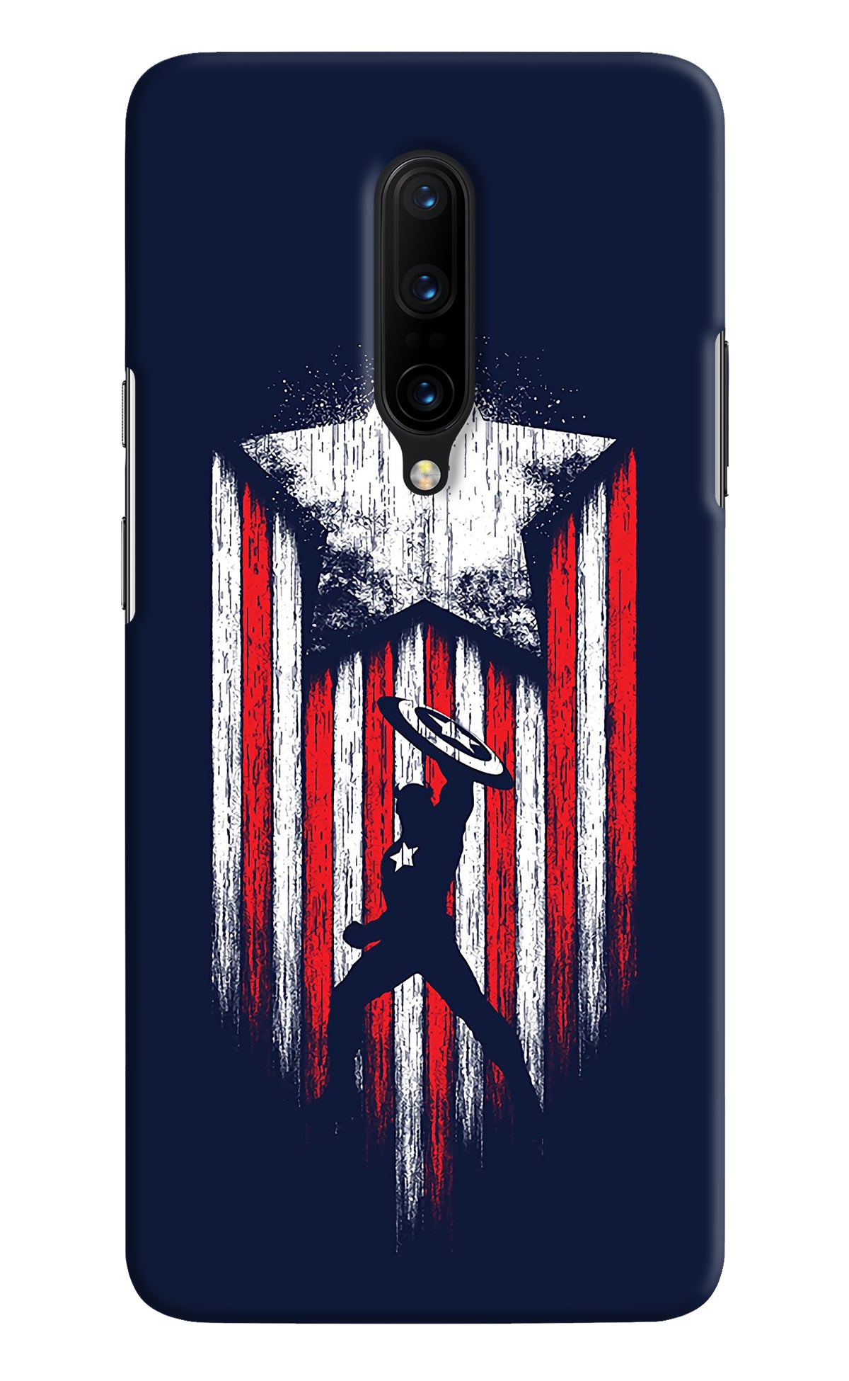 Captain America Marvel Art Oneplus 7 Pro Back Cover