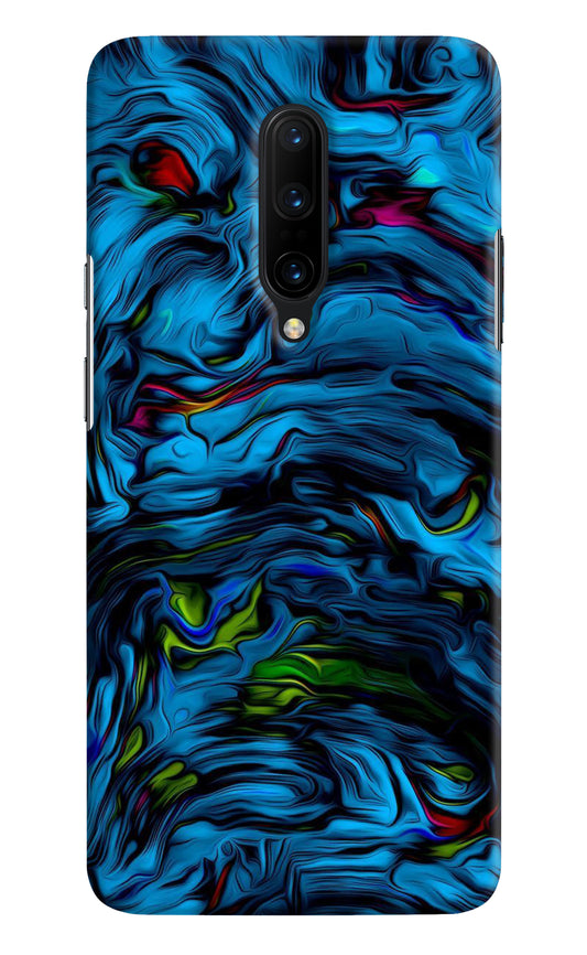 Dark Blue Abstract Oneplus 7 Pro Back Cover