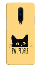 Ew People Catitude Oneplus 7 Pro Hard Case Back Cover by Casekaro