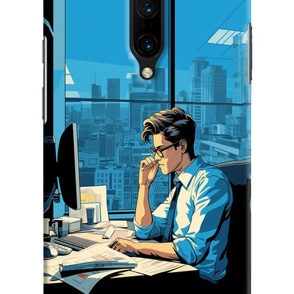 Focused Hustler (AI Generated) Oneplus 7 Pro Hard Case Back Cover by Casekaro
