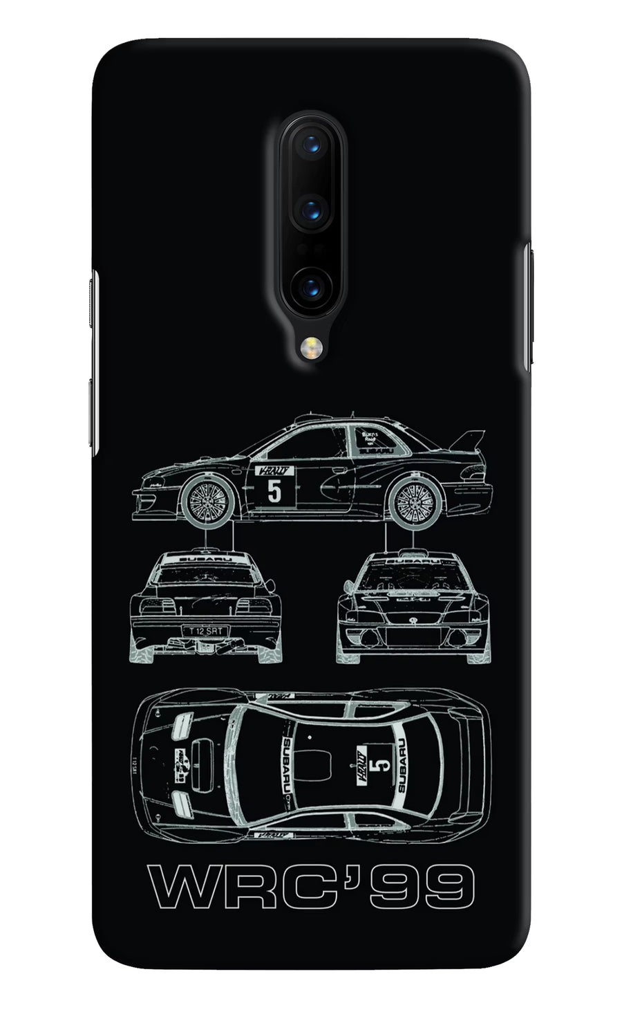 WRC'99 Oneplus 7 Pro Back Cover, Hard case