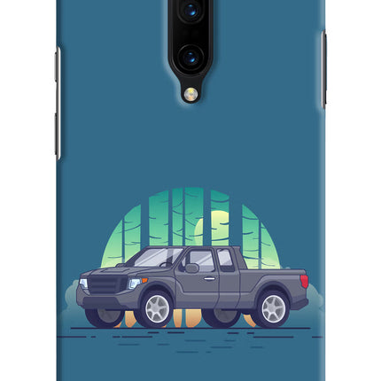 Retro Garage Vibe Oneplus 7 Pro Hard Case Back Cover by Casekaro