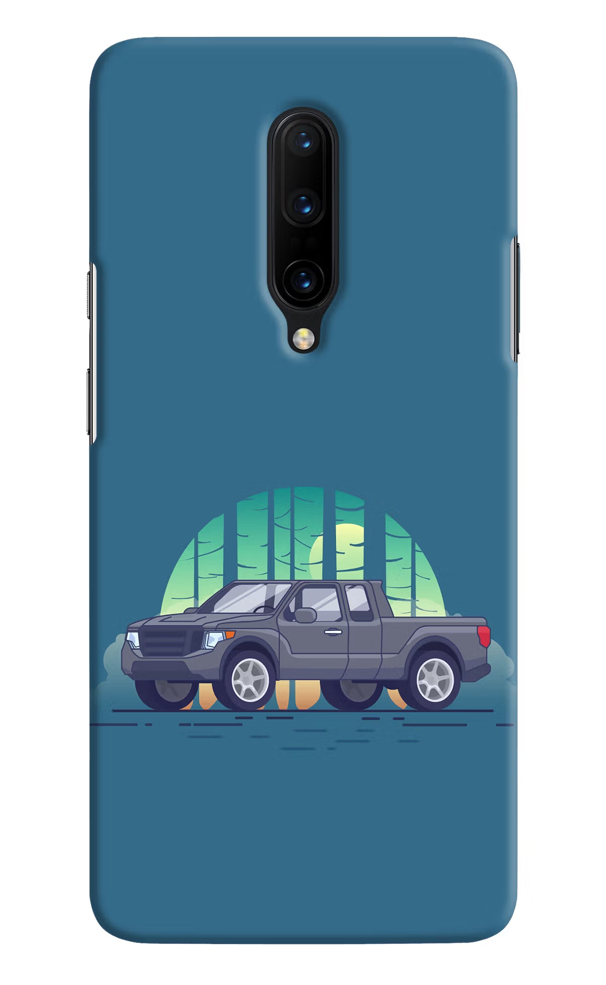Retro Garage Vibe Oneplus 7 Pro Hard Case Back Cover by Casekaro