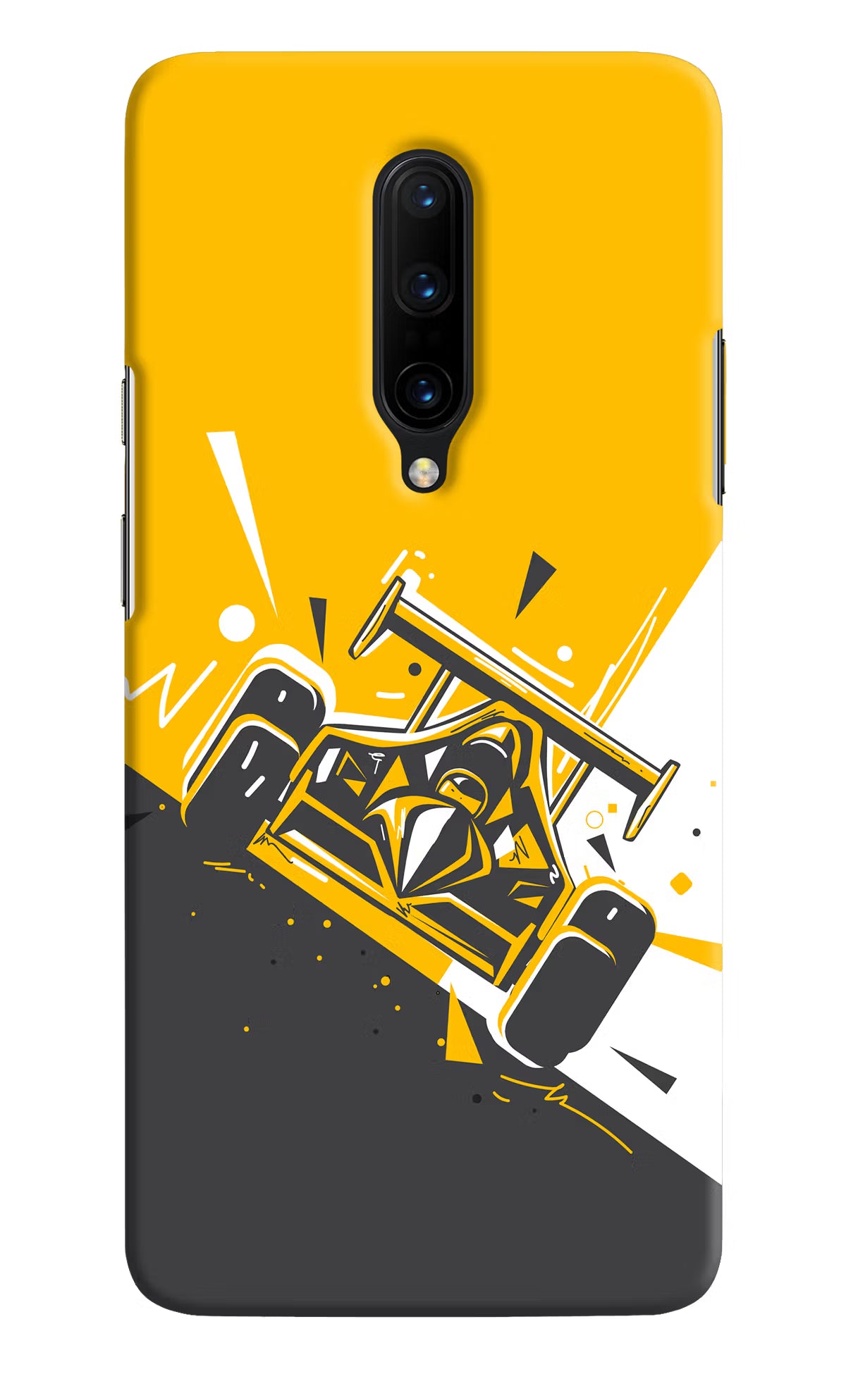 Track King Oneplus 7 Pro Hard Case Back Cover by Casekaro