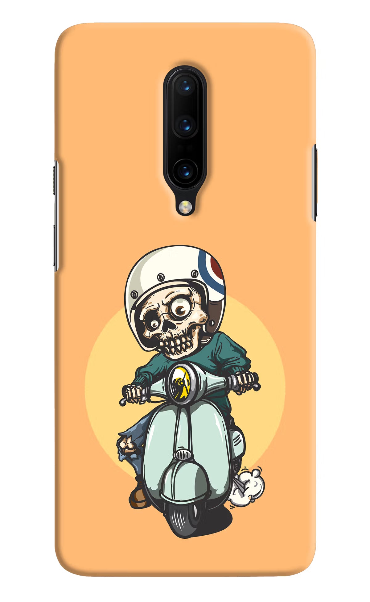 Undead Biker Oneplus 7 Pro Hard Case Back Cover by Casekaro