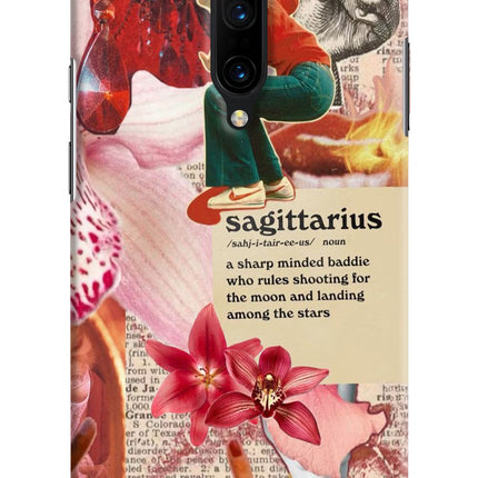 Sagittarius Zodiac Oneplus 7 Pro Hard Case Back Cover by Casekaro
